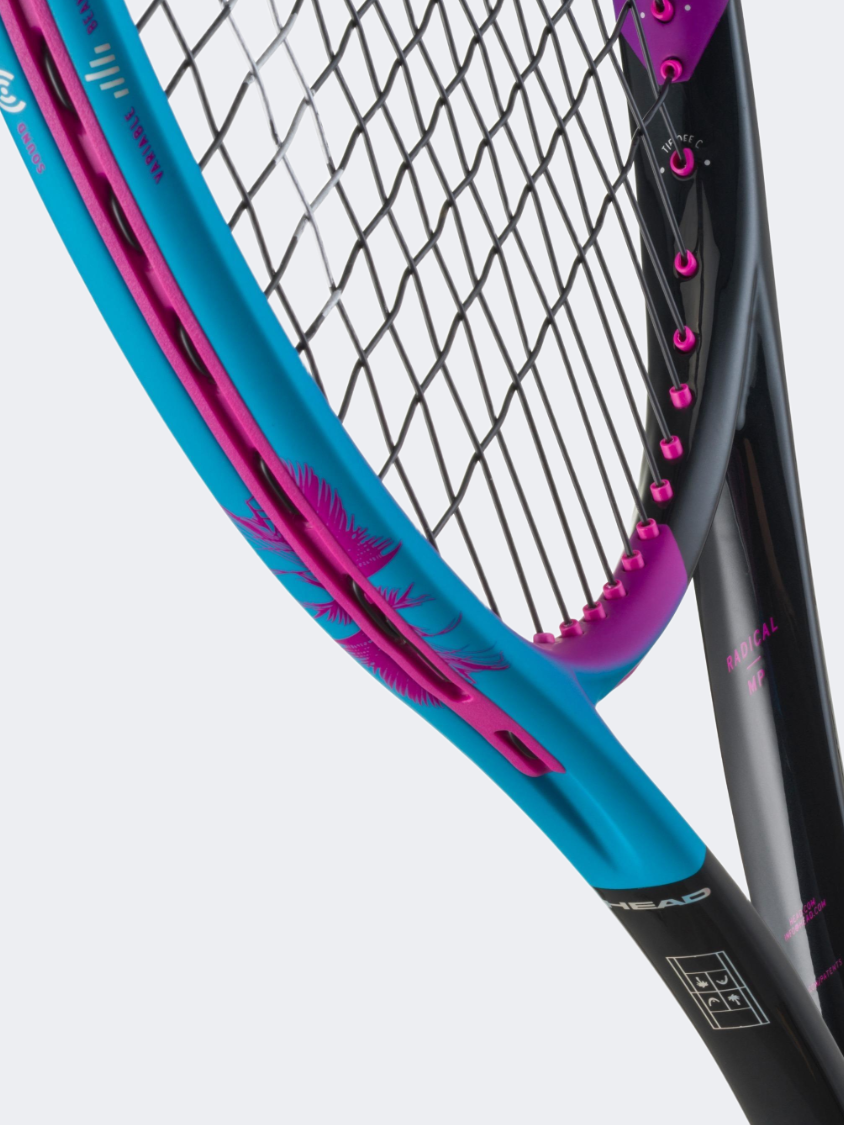 Head Radical Mp Palm Tree Crew 25 Tennis Racquet Black/Blue/Purple