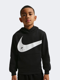 Nike Sportswear Club Boys Lifestyle Hoody Black/White