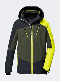Killtec Ksw 389 Boys Skiing Jacket Dark Olive