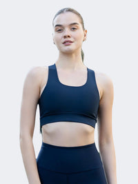 Oil And Gaz Sports Women Lifestyle Bra Navy Blue