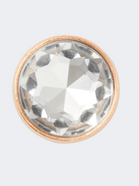 Crocs Clear Circle Gem Unisex Lifestyle Pins Silver