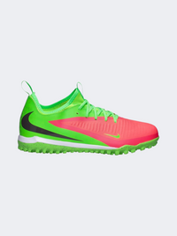 Nike Phantom 6 Low Academy Erking Haaland Tf Gs-Boys Football Shoes Hot Punch/Green