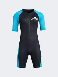 Cressi Tiburon Shorty Wetsuit Women Diving Suit Black/Aquamarine