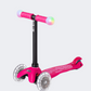 Micro Mini2Grow Deluxe Magic Led Kids Skating Scooter Pink