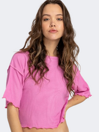 Billabong Beautiful Morning Women Lifestyle T-Shirt Lush Lilac