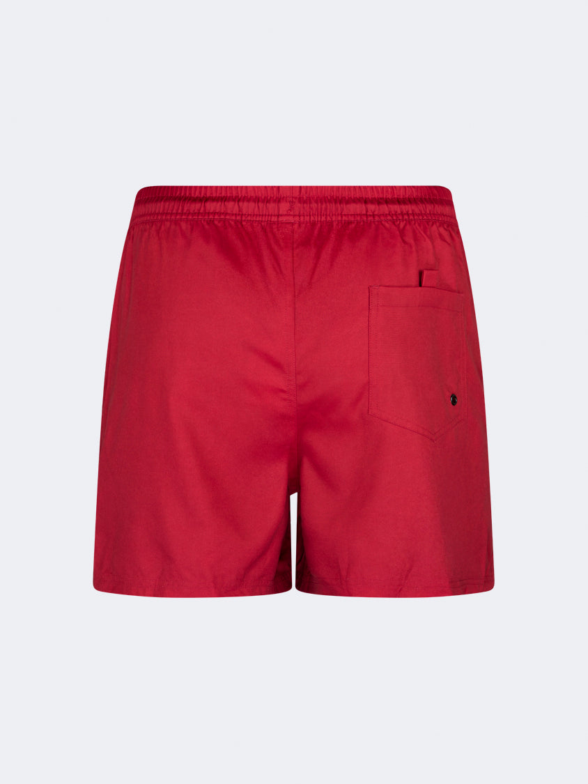 Top Ten Breathable Men Beach Swim Short Red
