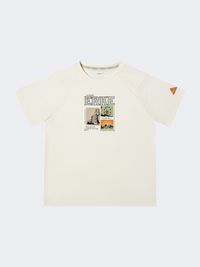 Erke Kids-Boys Lifestyle T-Shirt Glacier White
