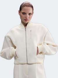 Nike Sportswear Modern Fleece Women Lifestyle Jacket Pale Ivory/Sail