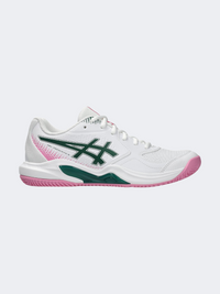 Asics Gel Dedicate Women Padel Shoes White/Jewel Green