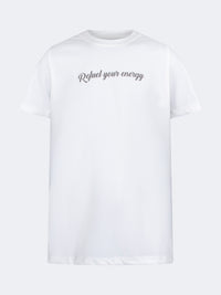 Oil And Gaz Classic Kids-Girls Lifestyle R-Neck T-Shirt White