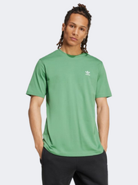 Adidas Trefoil Essentials Men Original T-Shirt Preloved Green