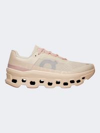 On Cloudmonster Women Running Shoes Moon/Fawn