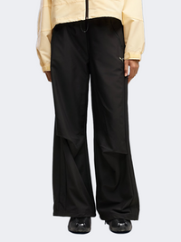 Puma Street Glam Slouchy Woven Women Lifestyle Pant Black