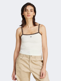 Adidas Leopard Women Original Tank Off White