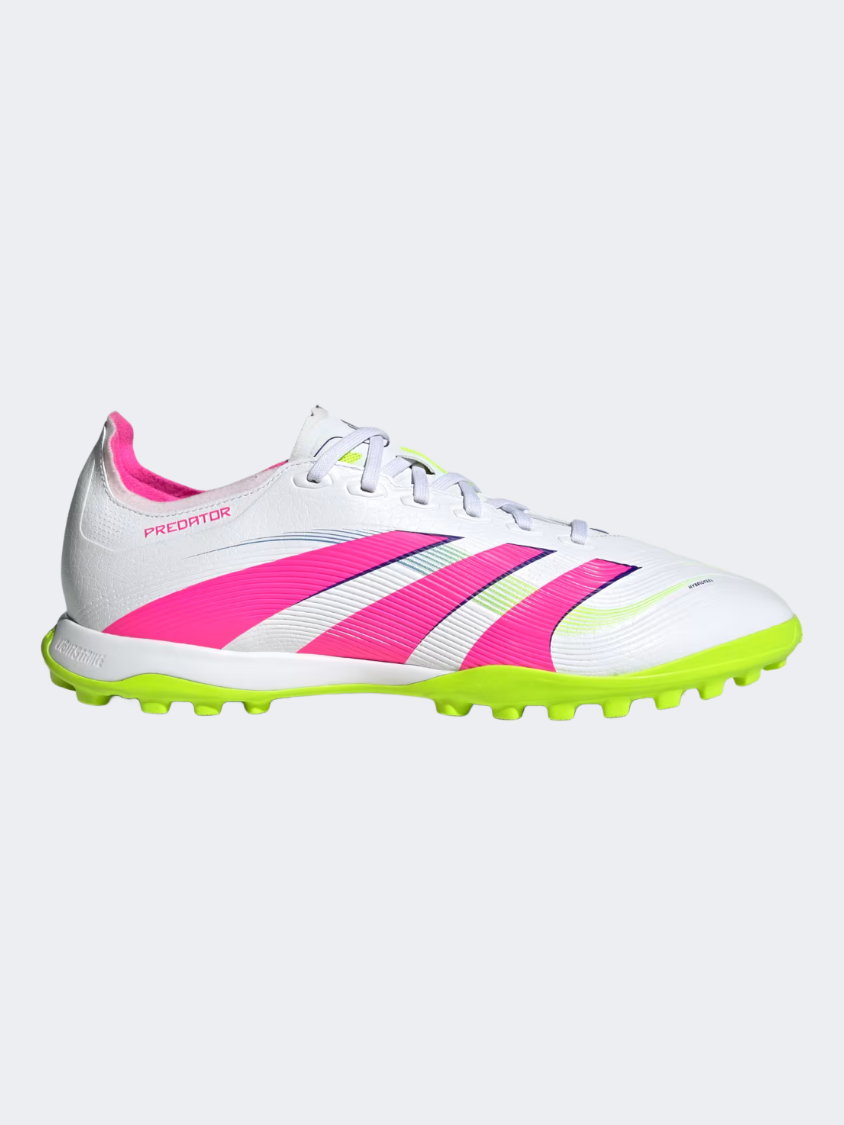 Adidas Predator League Tf Men Football Shoes White/Pink/Lemon