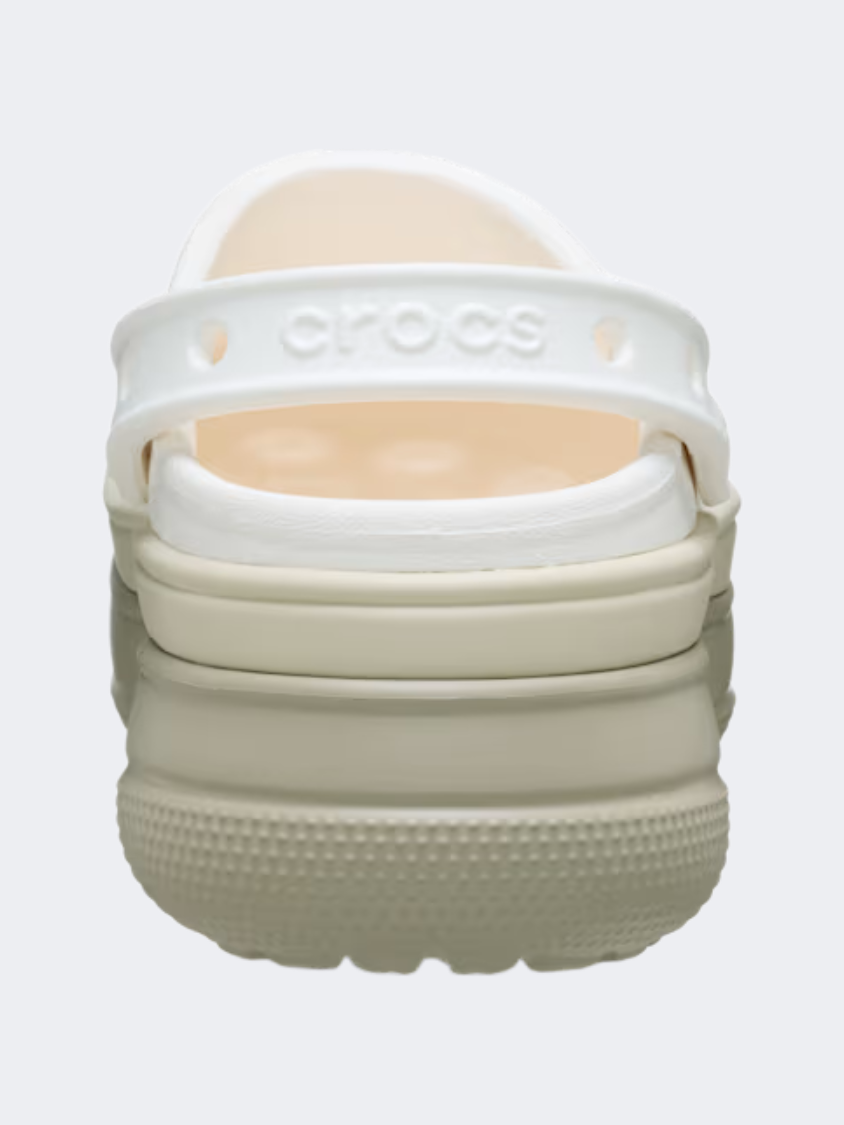 Crocs Classic Stacked Unisex Lifestyle Clog Chalk