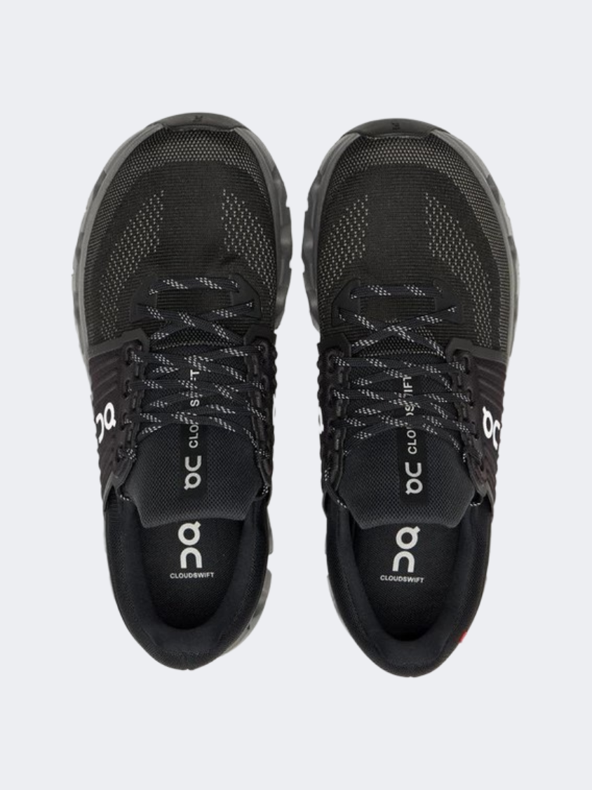 On Cloudswift 4 Ad Men Running Sneakers Black/Rock