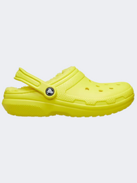 Crocs Classic Lined Clog Unisex Lifestyle Slippers Cyber Yellow