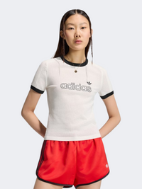 Adidas Mesh Cali Women Originals T-Shirt Cloud White/Black