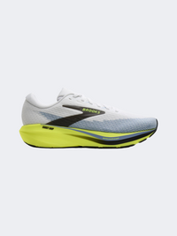 Brooks Ghost Amp Men Running Shoes White/Blue/Nightlife