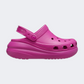 Crocs Classic Crush Unisex Lifestyle Slippers Fuchsia Fun