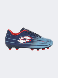 Lotto Solista 700 Kids Football Shoes Blue/Red