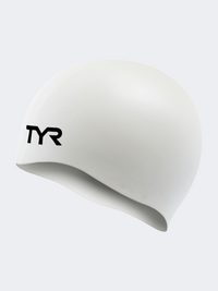 Tyr Wrinkle Free Unisex Swim Cap White
