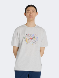 New Balance Athletics Ticket Men Lifestyle T-Shirt Ash Heather