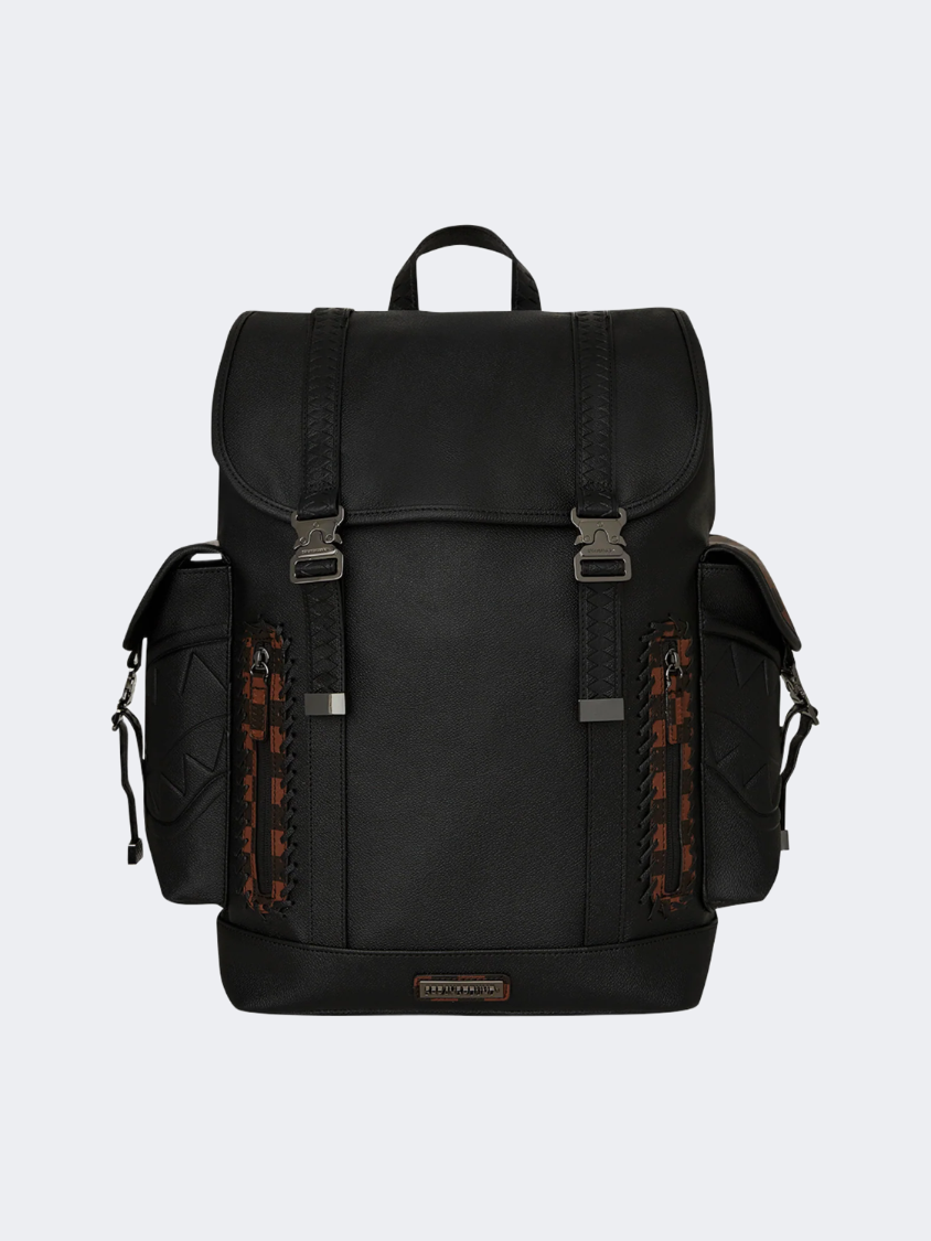 Spray Ground Dose Of Check Deux Monte Carlo Unisex  Lifestyle Backpack Black