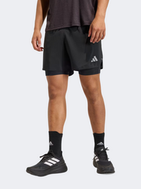 Adidas Adi365 Running Essentials 2 In 1 Men Running Short Black