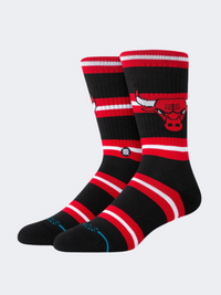 Stance Nba Prep Stripe Chicago Unisex Basketball Sock Black/Red