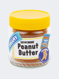 Eat My Socks Peanut Butter Unisex Lifestyle Sock Multicolor