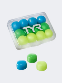 Tyr Kids Swim Ear Plug Blue/Green/Yellow