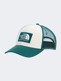 The North Face Mudder Trucker Unisex Lifestyle Cap White Dune/Pacific Teal