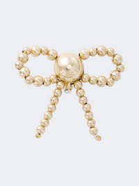Crocs Gold Beaded Bow Unisex Lifestyle Pins