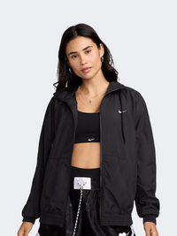 Nike Sportswear Essential Uv Woven Women Lifestyle Jacket Black/White