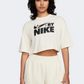 Nike Sportswear Gls Women Lifestyle T-Shirt Coconut Milk/Black