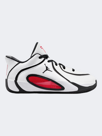 Nike Jordan Tatum 4 Gs-Boys Basketball Shoes White/Black/Red