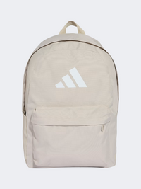 Adidas Classic 3 Bar Logo Women Training Backpack Beige/White