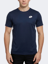 Lotto Squadra Iv Men Tennis T-Shirt Navy Blue