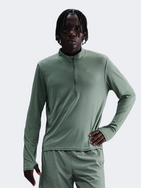 Nike Pacer Dri-Fit 1/2-Zip Men Running Long Sleeve Clay Green
