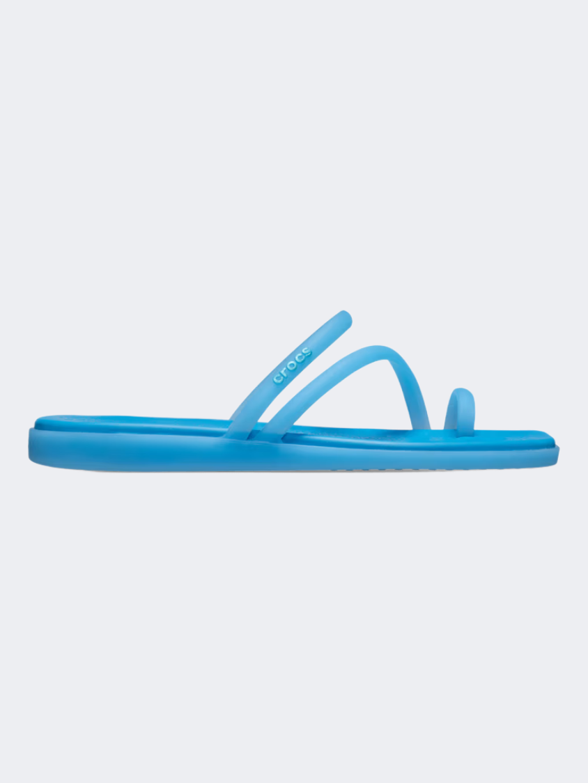 Crocs Miami Frosted Toe Loop Women Lifestyle Slippers Tinted Glass