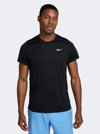Nike Court Dry Victory Men Tennis T-Shirt Black/White