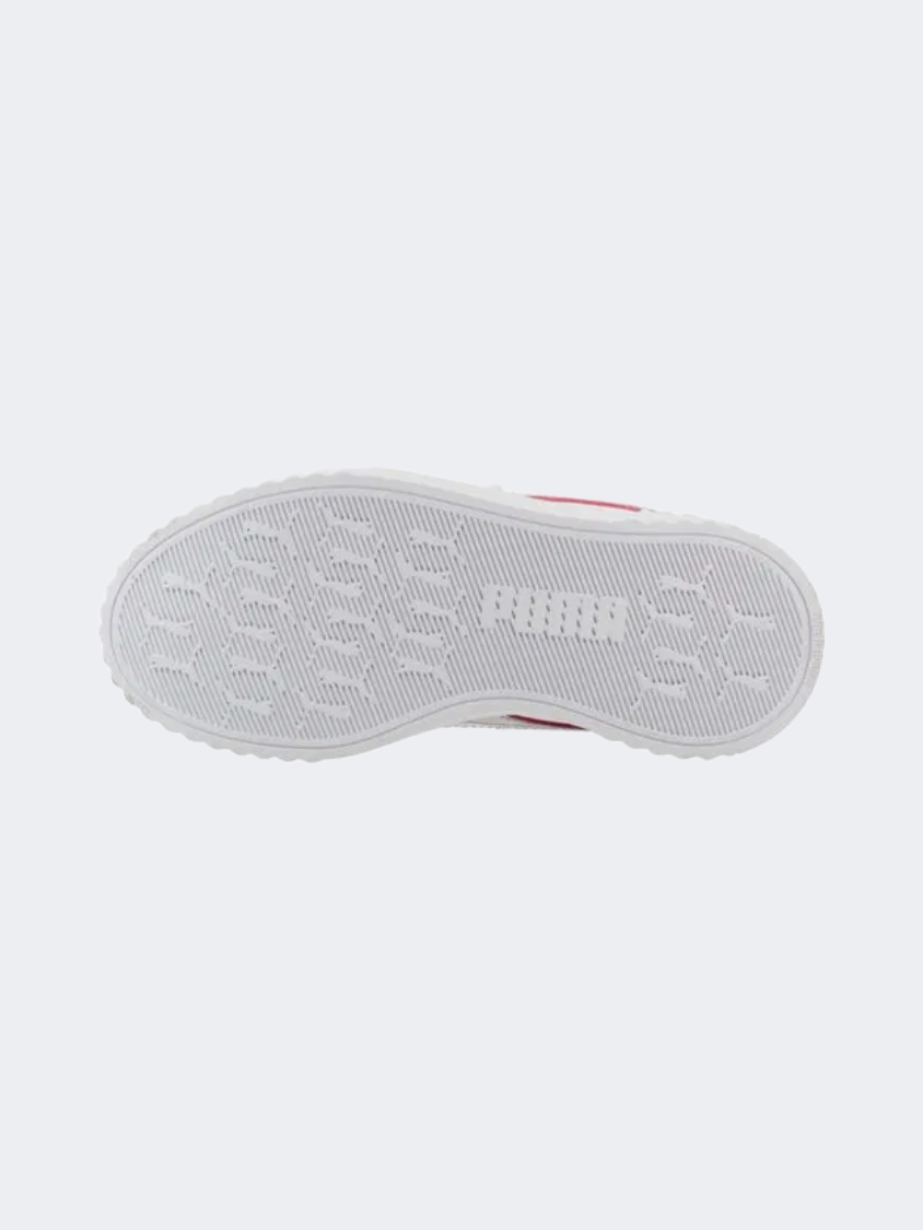 Puma Carina 3 Space Belle V Girls Lifestyle Shoes White/Pink
