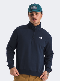 The North Face Evolution Simple Dome Regular 1/4 Zip Men Lifestyle Long Sleeve Summit Navy