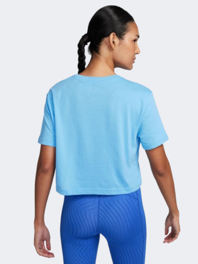 Nike Pro Grx Women Training T-Shirt Light Blue