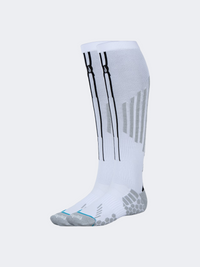 Oil And Gaz Warm Unisex Football Over The Calf Socks White/Grey
