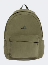 Adidas Unisex Sportswear Essentials Material Backpack Olive Strata