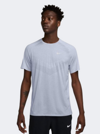 Nike Stride Dri-Fit Adv Men Running T-Shirt Ghost/Heather/Silver