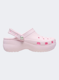 Crocs Classic Platform Pearl Clog Women Lifestyle Pink Milk